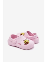 Dětské Pěnové Pantofle S Potiskem Růžové LEMIGOSE 880 Dětské Pěnové Pantofle S Potiskem Růžové LEMIGOSE 880