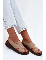 Kožené dámské sandály model 22122918 - Zazoo