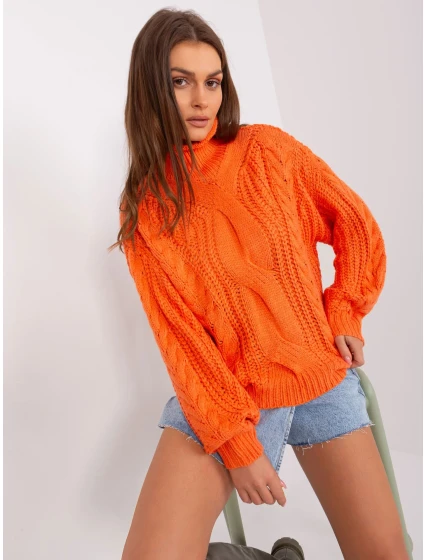 Sweter AT SW model 18884721 pomarańczowy - FPrice