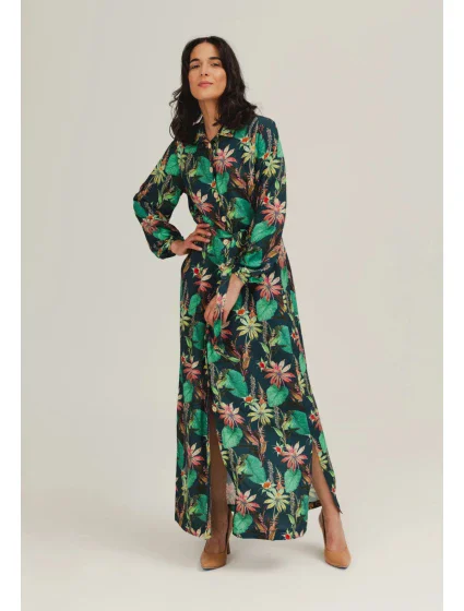 Dámské šaty Helen tropicky potisk - Benedict Harper