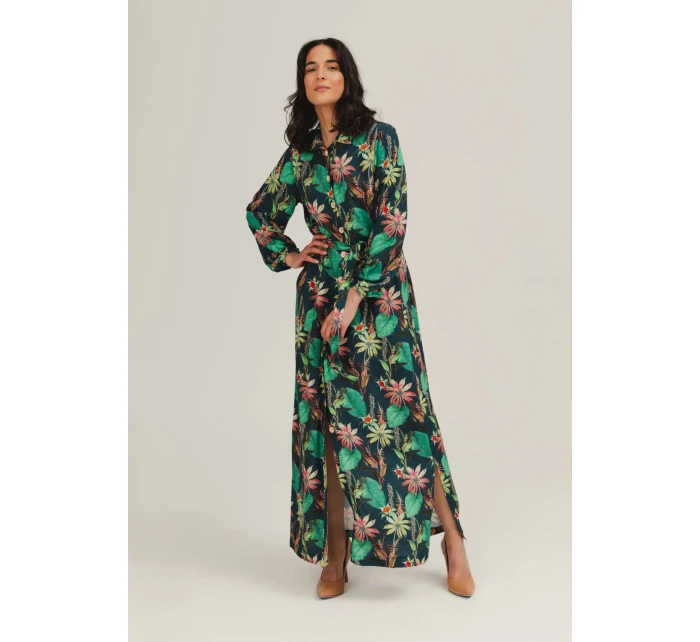 Dámské šaty Helen tropicky potisk - Benedict Harper