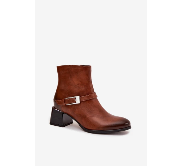 Boty na podpatku  model 217800 Step in style