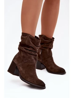 Boty na podpatku model 221516 Step in style