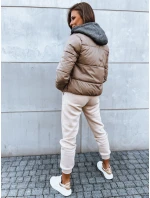 Dámská prošívaná bunda KHALEESI camel FashionStreet TY3878