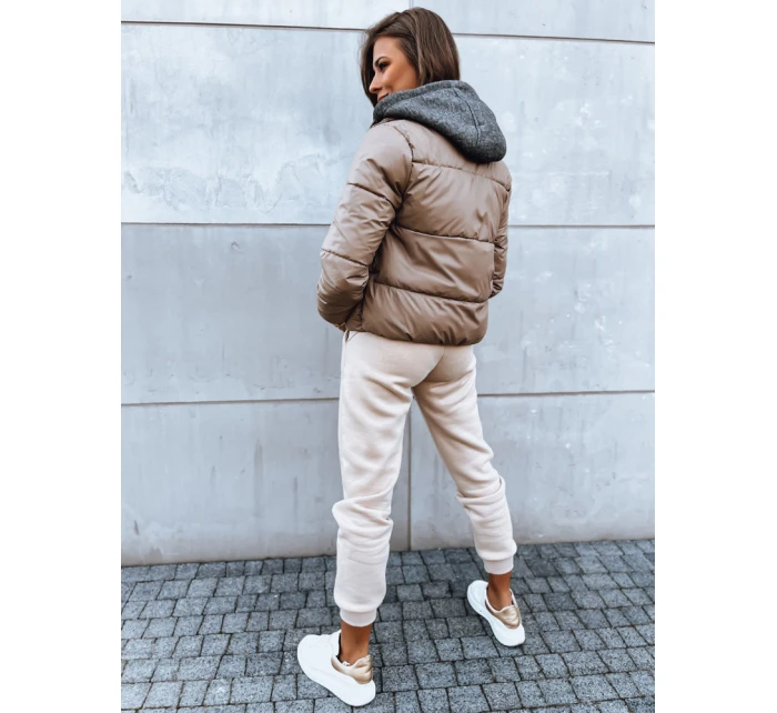 Dámská prošívaná bunda KHALEESI camel FashionStreet TY3878