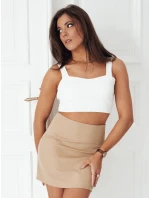 CYNDY tmavě béžová sukně FashionStreet CY0418 CYNDY tmavě béžová sukně FashionStreet CY0418