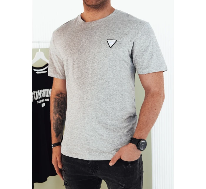FashionStreet šedé pánské základní tričko RX5441