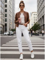 Dámská kožená bunda SANTOL camel FashionStreet TY4341