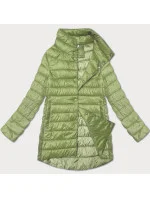 Dámská prošívaná bunda v pistáciové barvě se stojáčkem model 21061157 - MINORITY