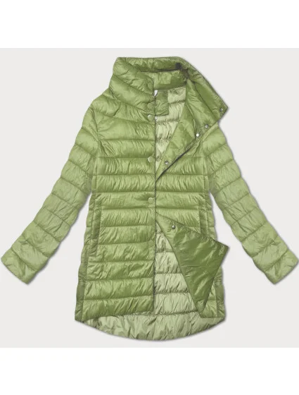 Dámská prošívaná bunda v pistáciové barvě se stojáčkem model 21061157 - MINORITY