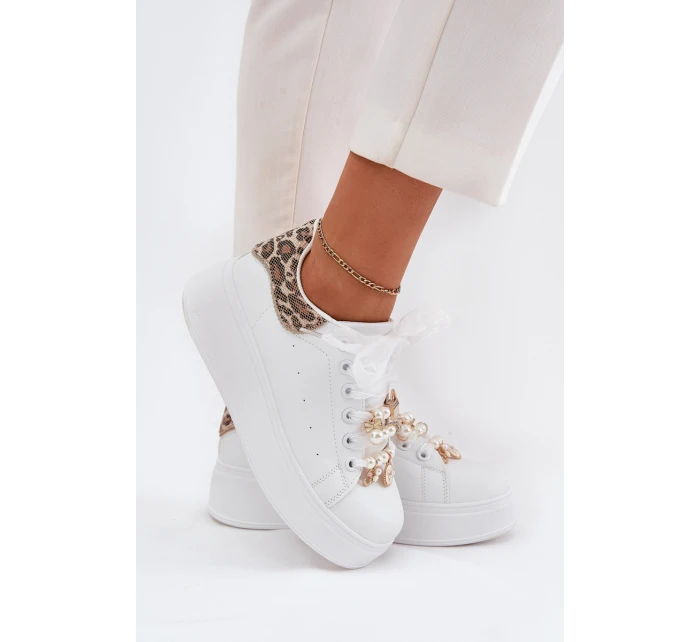Dámské Tenisky Na Platformě S Bílé Panterka model 21699815 - Boto Dámské Tenisky Na Platformě S Bílé Panterka model 21699815 - Boto