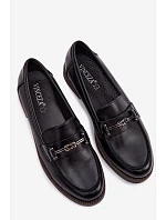 Dámské kožené mokasiny Vinceza 18132 Černé Dámské kožené mokasiny Vinceza 18132 Černé