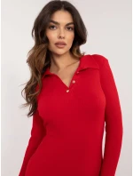 Sukienka RV SK model 20616328 czerwony - FPrice Sukienka RV SK model 20616328 czerwony - FPrice