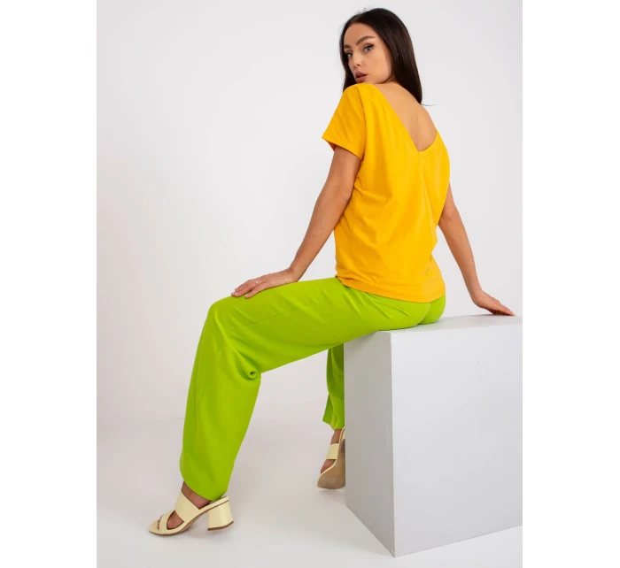 Tričko RV TS 4662.86 tmavě žlutá