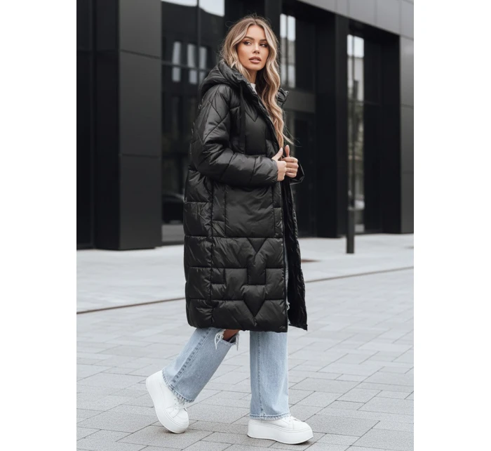 Dámská zimní bunda oversize černá FashionStreet TY5502 Dámská zimní bunda oversize černá FashionStreet TY5502