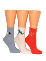 Vzorované netlačící ponožky Steven art.099 35-40