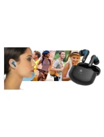 Bezdrátová sluchátka GIEWONT RealSound PRO ANC ENC GWS800-1 Black