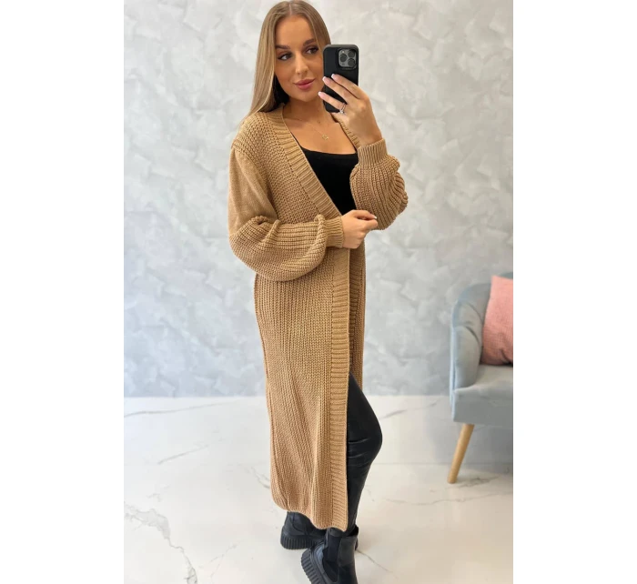 Dlouhý svetr s velbloudím vzorem Dlouhý svetr s velbloudím vzorem