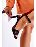 Dámské sandály na vysokém podpatku Černe Camellia Dámské sandály na vysokém podpatku Černe Camellia