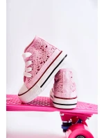 Dětské vysoké tenisky Pink Mona Dětské vysoké tenisky Pink Mona