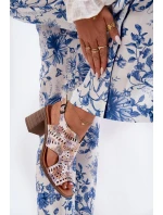 Dámské Sandály S Vzory Na Podpatku Multikolor Tosine Dámské Sandály S Vzory Na Podpatku Multikolor Tosine