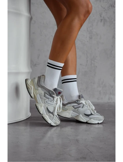 Dámské Ponožky model 21712963 Tenké Pruhy Bílé - Milena