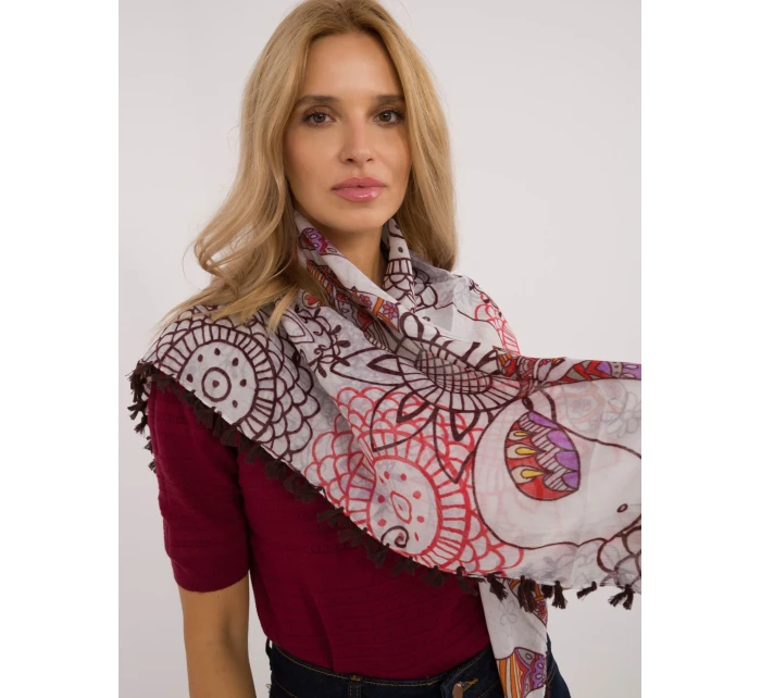 Závoj AT CH EC571.53 tmavě hnědý