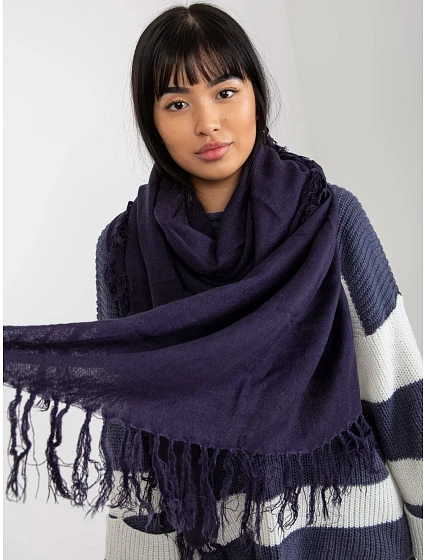 Šála AT SZ model 17846706 tmavě fialová - FPrice
