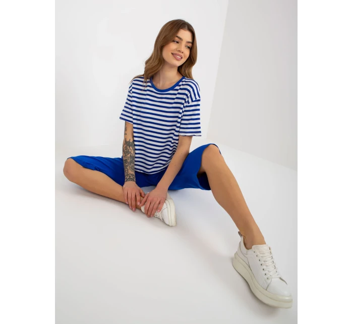 Dámská souprava EM KMPL 749.11 bílá a modrá - FPrice Dámská souprava EM KMPL 749.11 bílá a modrá - FPrice