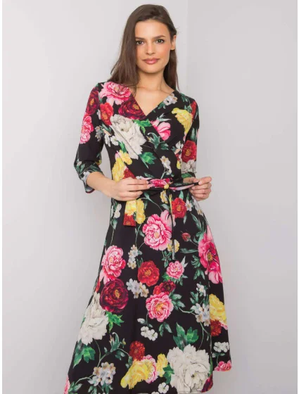 Šaty LK SK 508125.43P černá a červená