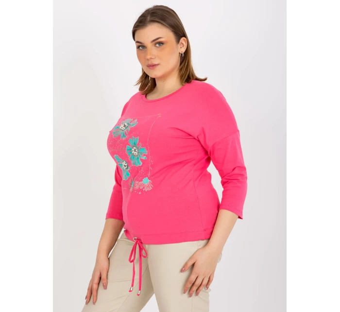 Dámská halenka RV BZ 8457.47P růžová - FPrice Dámská halenka RV BZ 8457.47P růžová - FPrice