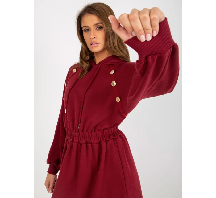 Dámské šaty RV SK 8336 kaštanové