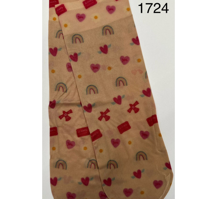 Dámské ponožky s potiskem 1724