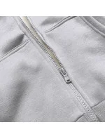 Světle šedá dámská sportovní mikina model 21389893 - J.STYLE