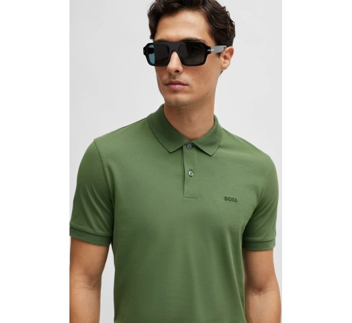 Pánská polokošile  Open Green regular fit zelená model 21350288 - Boss