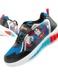 Leomil dětské sportovní boty tenisky pro chlapce Superman LED