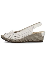 Skórzane damskie na z  model 22087192 - Rieker