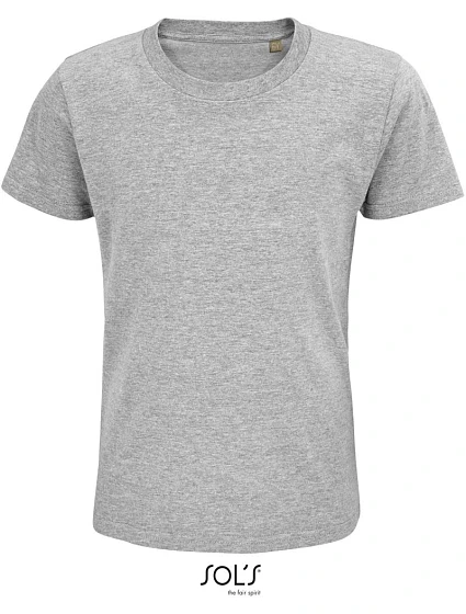 SOL'S Pioneer Kids Dětské tričko z bio bavlny 25.3578 grey melange SOL'S Pioneer Kids Dětské tričko z bio bavlny 25.3578 grey melange
