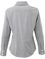Premier PR 320 Popelínová kostkovaná halenka s dl. rukávem 39.0320 black/white Premier PR 320 Popelínová kostkovaná halenka s dl. rukávem 39.0320 black/white