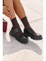 Dámské Polobotky S Přezkou Černé model 21671106 - Boto