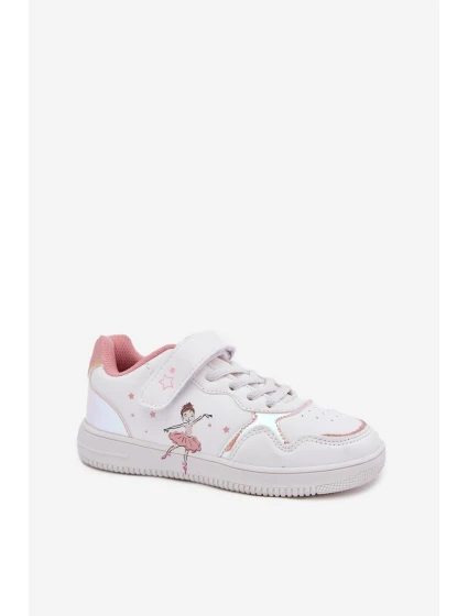 Dívčí Sportovní Boty Baletka Bílé Ulinasse Dívčí Sportovní Boty Baletka Bílé Ulinasse