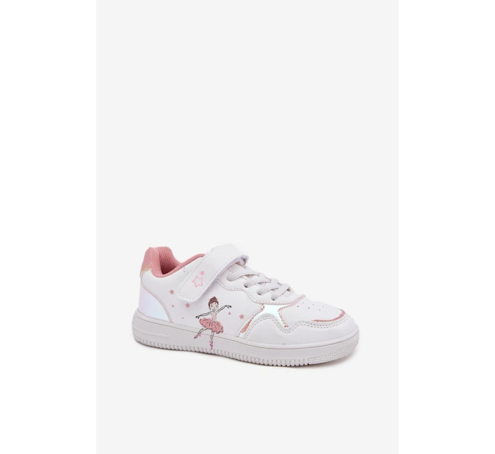 Dívčí Sportovní Boty Baletka Bílé Ulinasse Dívčí Sportovní Boty Baletka Bílé Ulinasse