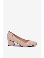 Lodičky na podpatku Vinceza Béžové Lodičky na podpatku Vinceza Béžové