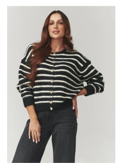 Svetr na zapínání  model 220764 Makadamia