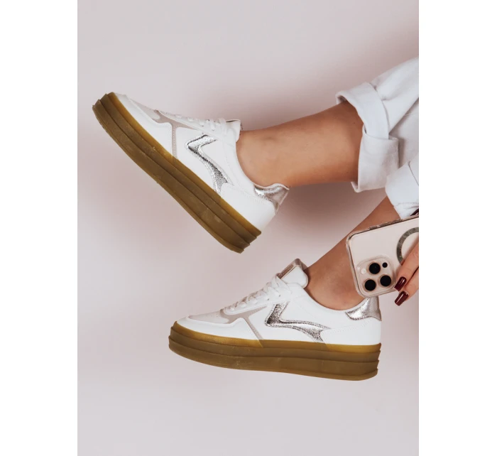 Dámské sportovní tenisky SPARKSOLO silver FashionStreet ZY0629