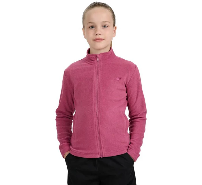 Dívčí fleece 4F F346 tmavě fialový 4FJWAW25TFLEF346 50S