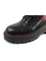 Lee Cooper boty dámské trappery dámské zateplené kožené slingbacks černé červené dámské boty