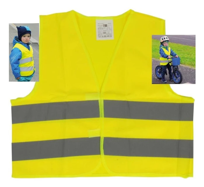 Dětská reflexní vesta DUNLOP YELLOW