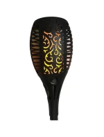 SOLÁRNÍ SVÍTILNA TANČÍCÍ PLAMENY 10X10X79CM 36 LED DIOD