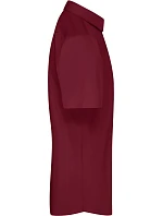 Daiber JN 680 Popelínová košile s krátkým rukávem 02.0680 wine Daiber JN 680 Popelínová košile s krátkým rukávem 02.0680 wine